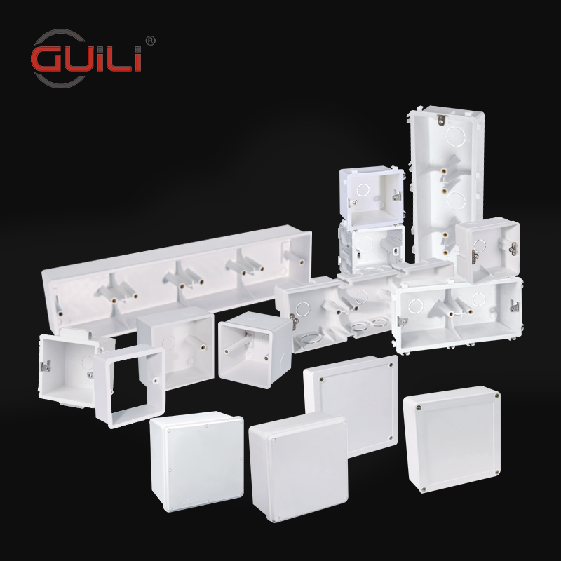 Mount Electric Pvc Conduit Socket Electrical Back Outlet Switch Electric Switches And Sockets Wall Box