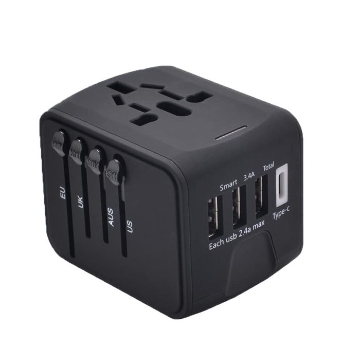 Power Plug Adapter USA US EU AU AZ Europe AC Wall Power Plug Phone Travel Adapter