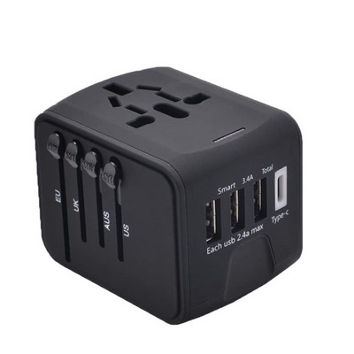 Power Plug Adapter USA US EU AU AZ Europe AC Wall Power Plug Phone Travel Adapter