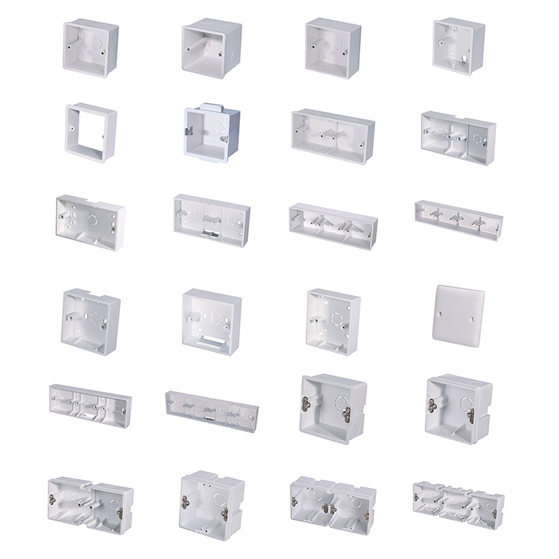 Enclosure Modular Panel Mk Outlet Mount Conduit Plastic Wall Socket Industrial Electrical Electric Pvc 1 1 2 Gang Switch Box