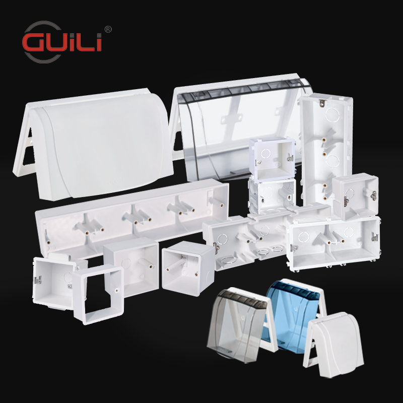 Enclosure Modular Panel Mk Outlet Mount Conduit Plastic Wall Socket Industrial Electrical Electric Pvc 1 1 2 Gang Switch Box