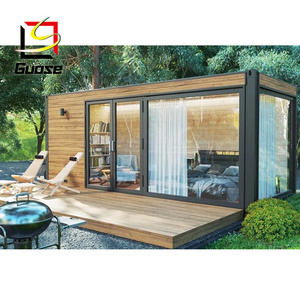 20ft 40ft Container Garden Modular Cabin Backyard Tiny Office Pods Backyard Studio Container House