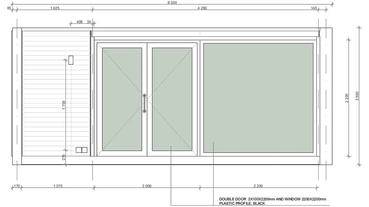 20ft 40ft Container Garden Modular Cabin Backyard Tiny Office Pods Backyard Studio Container House