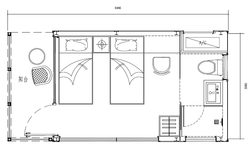 Luxury ready made detachable light steel structure prefab houses easy assemble living container house