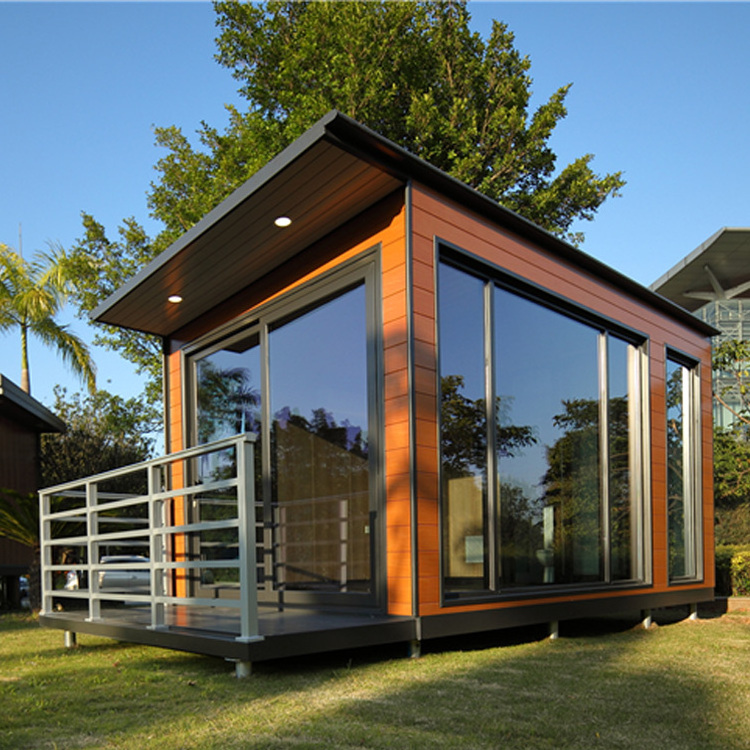 Luxury ready made detachable light steel structure prefab houses easy assemble living container house