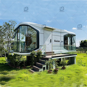 Luxury Modern Outdoor Portable Mobile Glamping Resort Hotel Tiny Space Capsule House