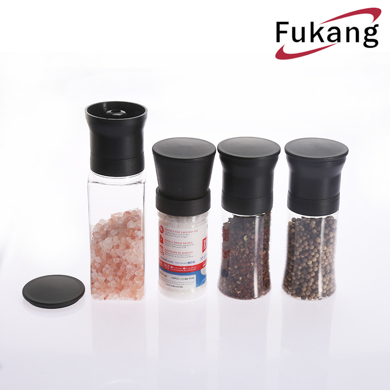 Professional Manufacturer Selling Food Grade 100Ml 200Ml 300Ml Plastic 2 In 1 Salt And Pepper Grinder