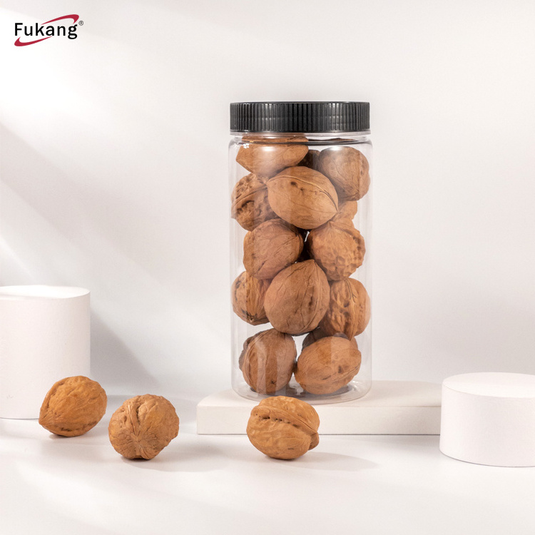 250Ml 350Ml 550Ml 600Ml 1000Ml Bpa-Free Containers Pet Plastic Food Storage Clear Cookie Round Jar With Lid For Candy Packaging