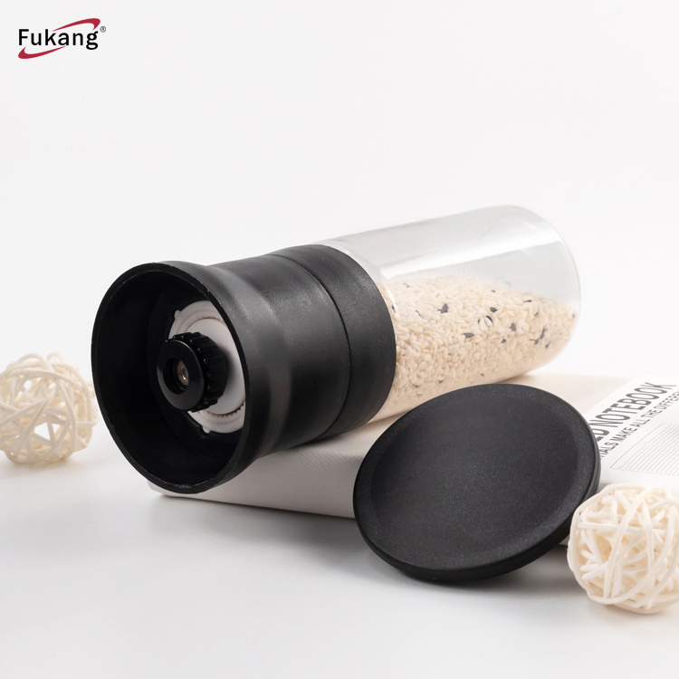 Professional Manufacturer Selling Food Grade 100Ml 200Ml 300Ml Plastic 2 In 1 Salt And Pepper Grinder