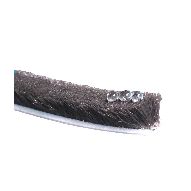 Aluminium Sliding Window And Door Brush Seal Strip Weather Strip silicified water proof In Different Sizes And Colors