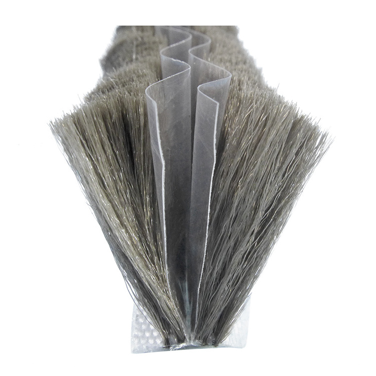 Aluminium Sliding Window And Door Brush Seal Strip Weather Strip silicified water proof In Different Sizes And Colors