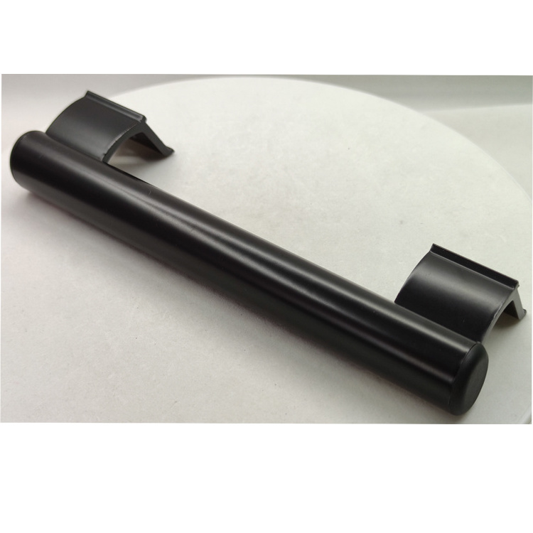 Competitive Price Modern Aluminium Round Tube Hollow Black Pull Door Handle lock G007 To Africa