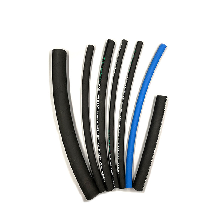 Hydraulic Fuel Hose Industrial Oil Resistant Hydraulic Rubber Oil Hose/fiber braid hydraulic hose