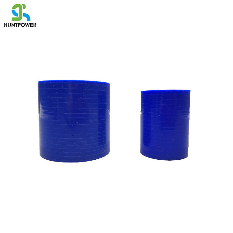 Top Quality 3 inch 60mm Length Blue Color Auto Parts Straight Coupler Silicone Rubber Hose Used To Transport Water or Air