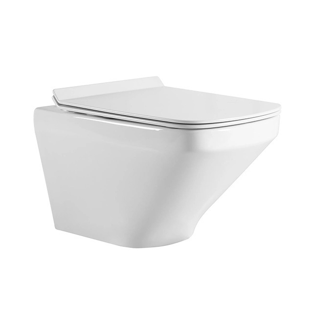 Inodoro Sanitary Wares Bathroom Water Closet Ceramic Wc One Piece Wall Hung Rimless Toilet Bowl Toilet Set