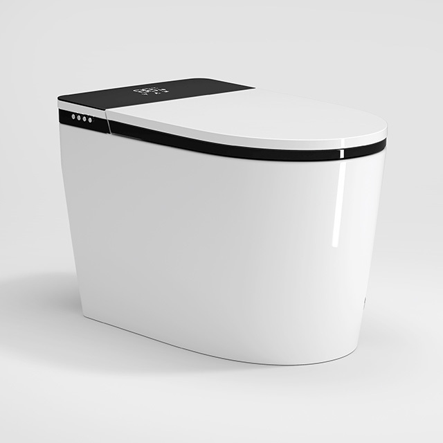 Inodoro Con Sensor Bathroom Intelligent Heated Smart Toilet Ceramic S Trap Siphonic Toilet Commodes With Jet Spray