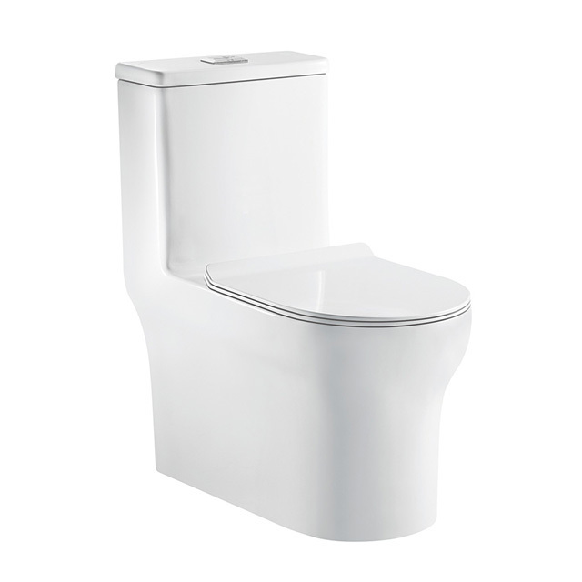 Inodoro Modern China Water Closet One Piece S-trap Floor Mounted Toilet Bowl Bathroom Wc Toilets