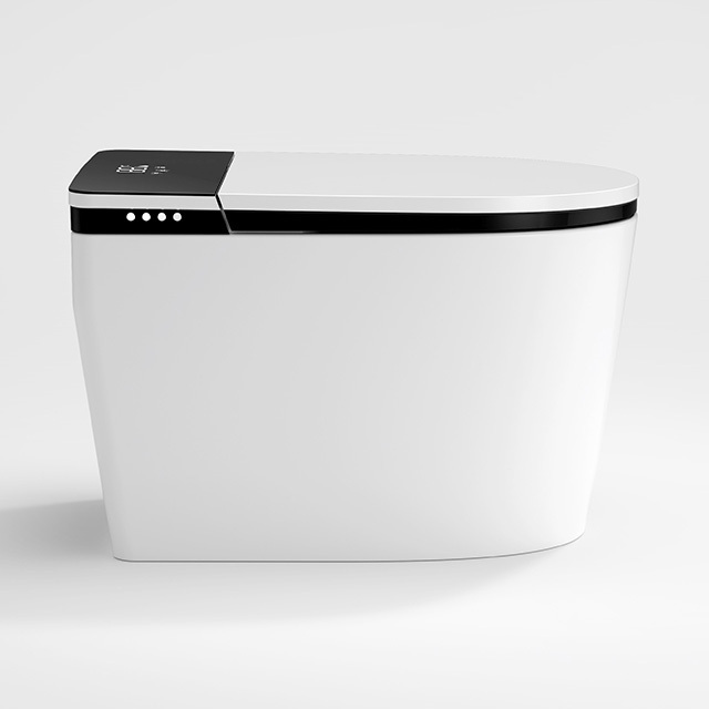 Inodoro Con Sensor Bathroom Intelligent Heated Smart Toilet Ceramic S Trap Siphonic Toilet Commodes With Jet Spray