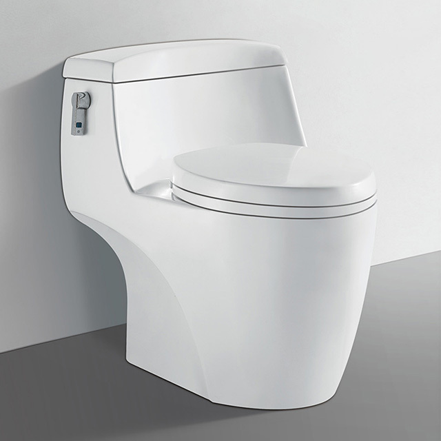 Factory Direct Sales Of High Quality Toilet One-piece Toilet Ceramic Round European Carton Packing Bathroom One Piece 305mm