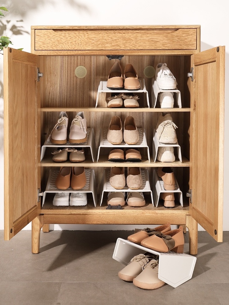 Plastic Cabinet Shoe Rack Organizer Storage Box Multifunctional Shoe Rack