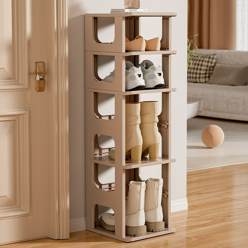 Wholesale Space Saving Narrow Plastic Vertical Tower Shoes Organizers Storage Rack Cabinet