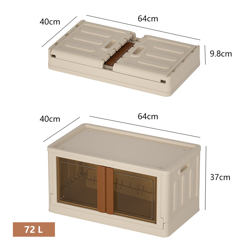 Double Open Bathroom Laundry Room Organization Open Front Door stackable Plastic Storage Bins For Closet Folding Storage Box