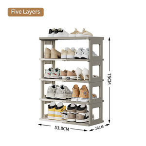 HAIXIN Multiple Layers Collapsible Shoe Rack Unfold Usage with None Install Convenient Shoes Holder Multiple Scenario Storage