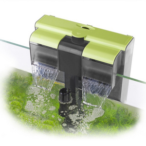 Saltwater and Freshwater Fish Tank Underwater Aquarium Hanging Top trickle Filter filtro aqurio with UV Light hang on filter