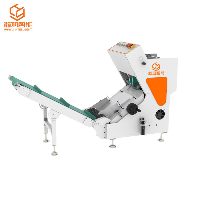 Automatic downward sliding clothes bagging machine t shirt folding bagging machine blouse and pants garment bagging machine