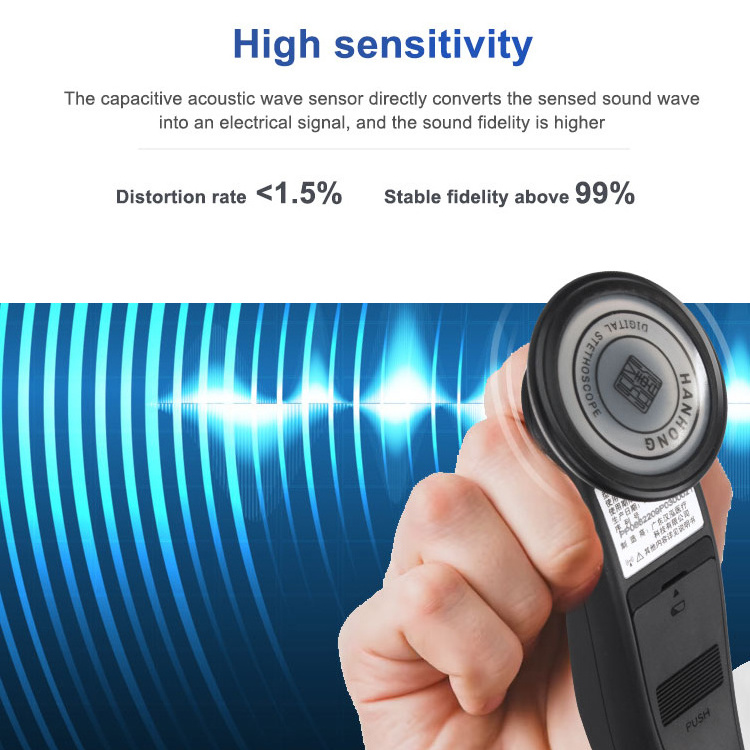 High Costeffective Dual Head Blue Tooth Cheap Electronic Wireless Intelligent Medical Stethoscopes