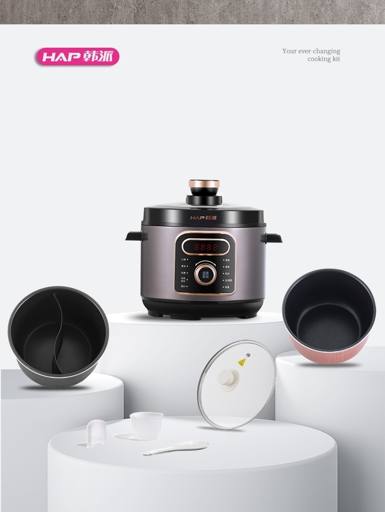 1000w multifunction electric pressure cooker