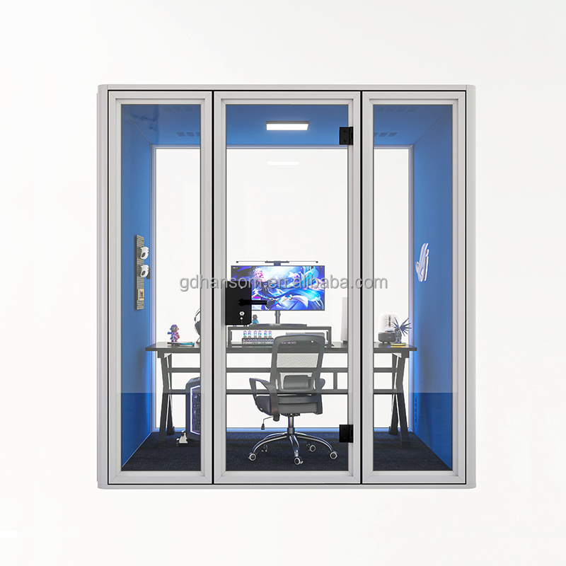 Customizable Acoustic Silence Box 4-6 Person Soundproof Office Meeting Booth