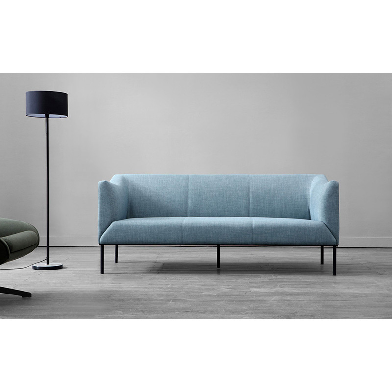 Home furniture modern business velvet leisure sofa set for living room meeting room