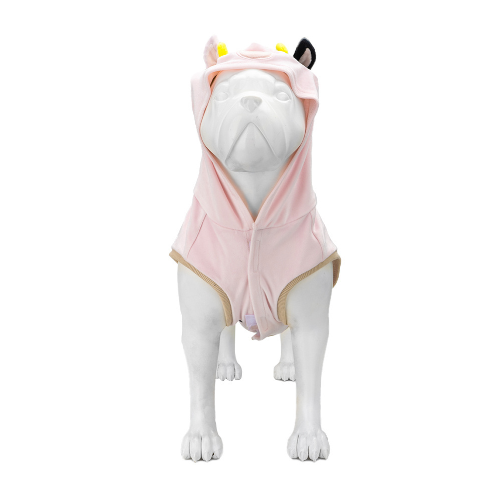 HanYang OEM Custom Dog Hoodie with Pocket Pet Warm Sweater for Winter Small Medium Dogs Puppy Coat