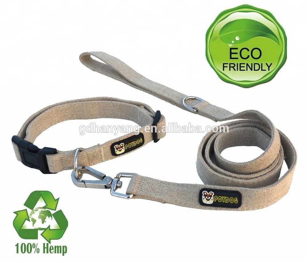 Hanyang OEM Custom Manufacturer Free Samples 100% Hemp Quick Release Custom Training Dog Leash