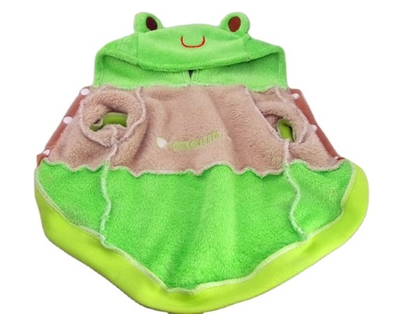 202  factory processing luxury frog cartoon cute fashion pet dog clothes