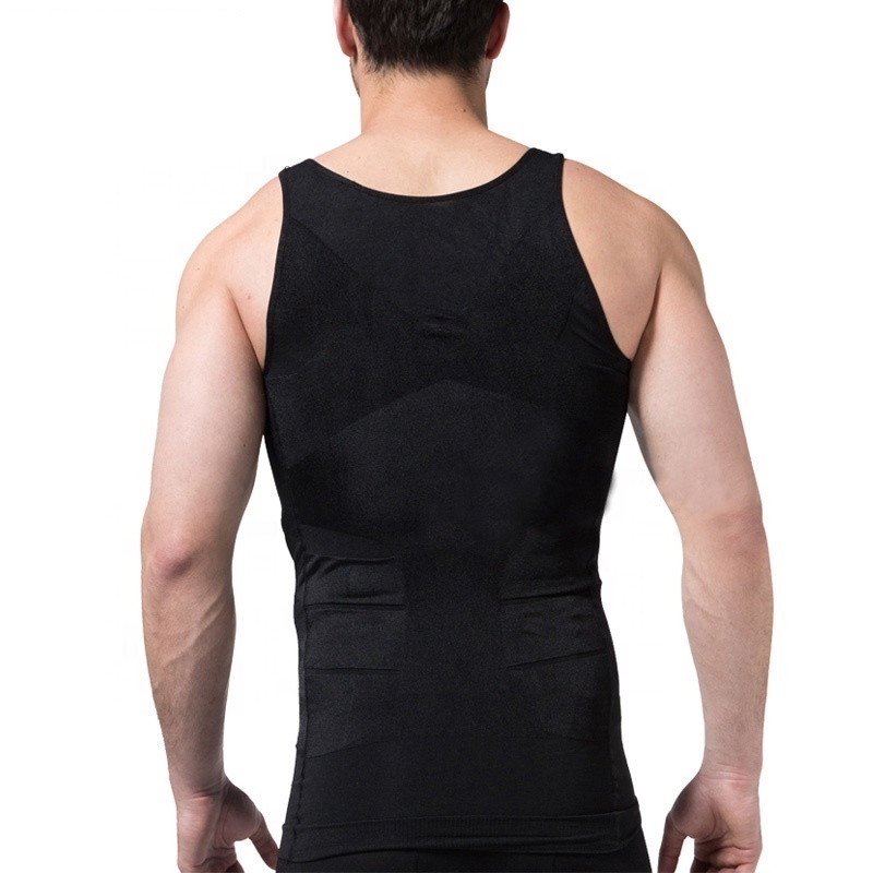 Men's Slimming Body Shapewear Corset Vest Shirt Compression Abdomen Tummy Belly Control Slim Waist Cincher Underwear