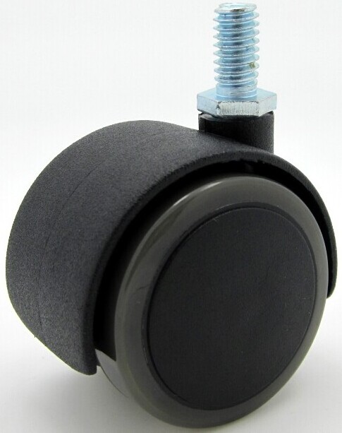 40mm New Black furniture nylon roller ball caster wheel