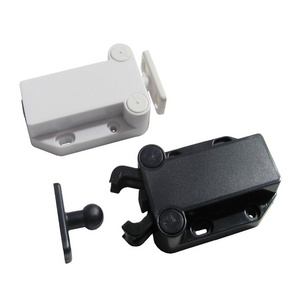 ABS plastic push to open magnetic door latch