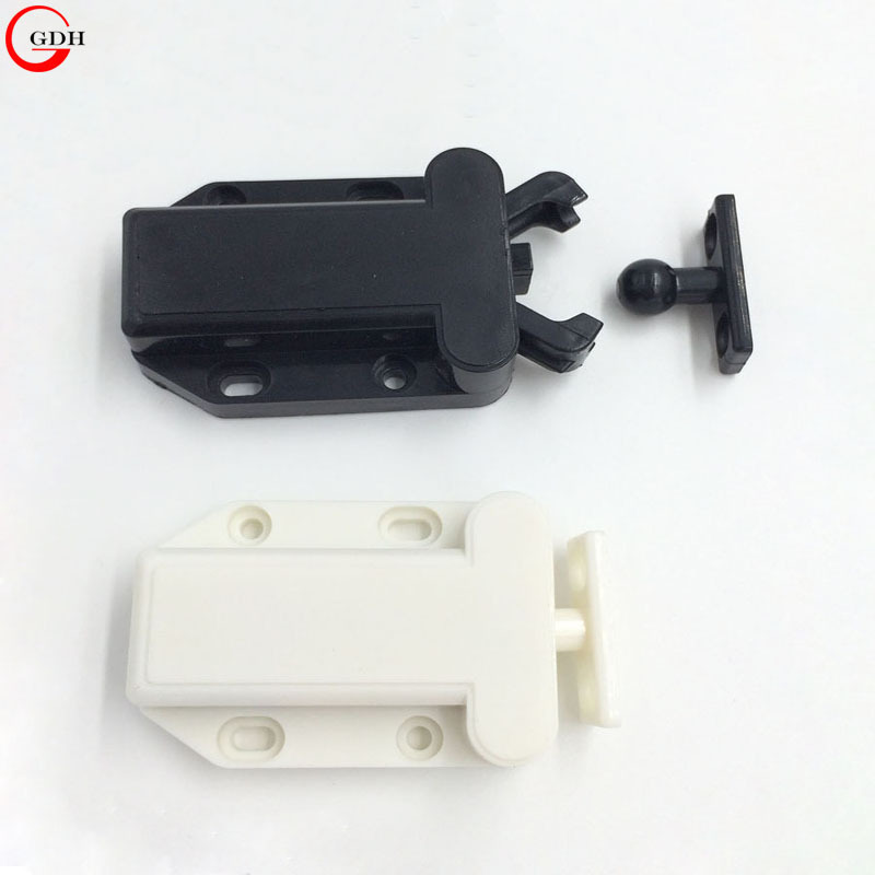 ABS plastic push to open magnetic door latch