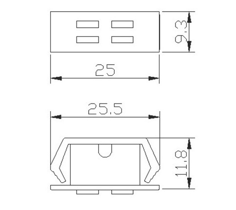 Furniture Push open cabinet door Magnetic touch catch