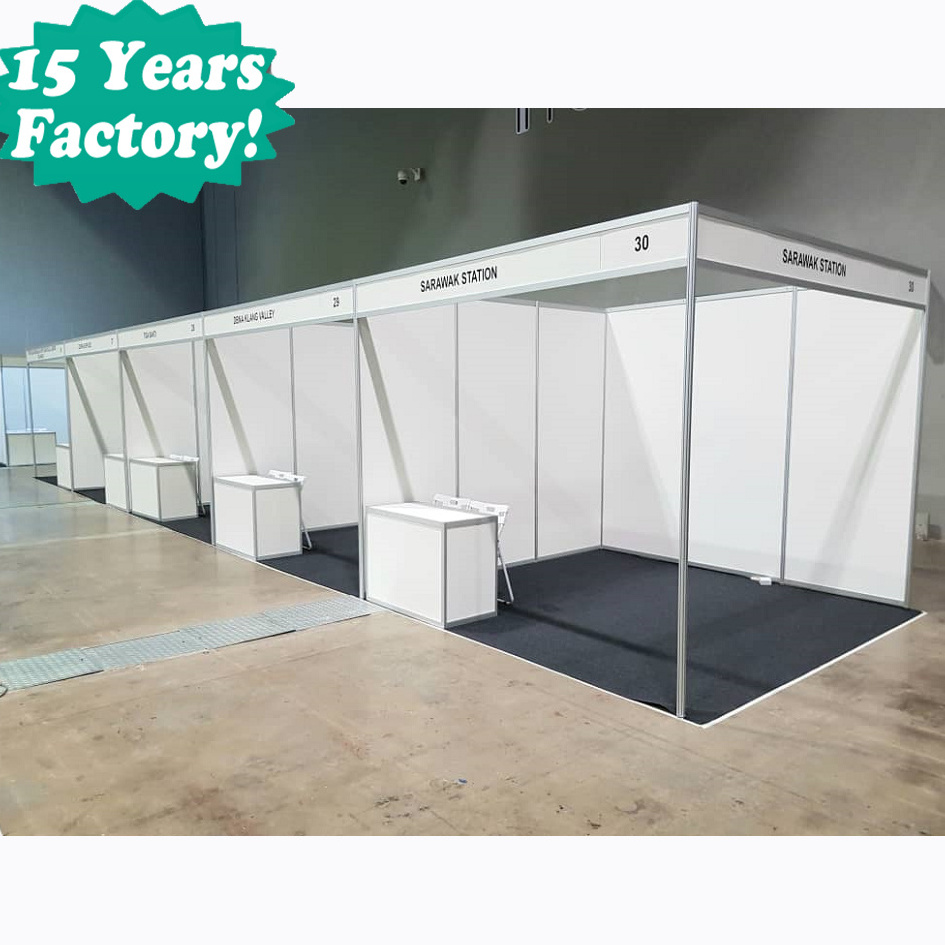 High Performance Aluminum Modular Exhibition Booth 3x3 Shell scheme exhibit show booths exhibit show displays