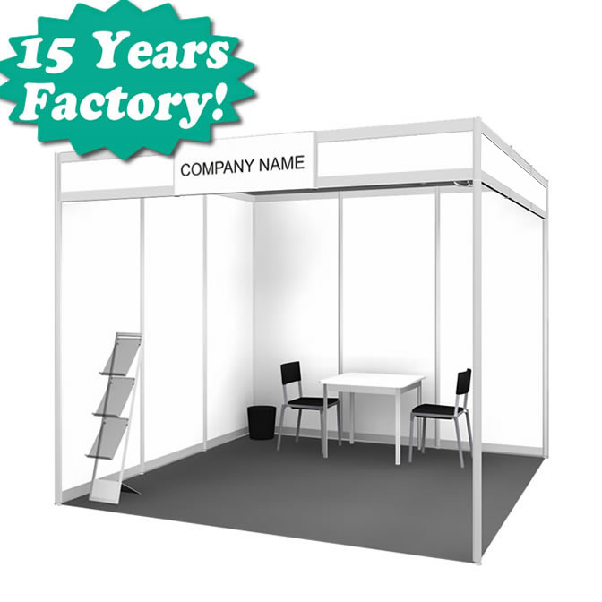 Trade Show Display Booth Modular 3x3 Exhibition Booth Standard Exhibition Stall