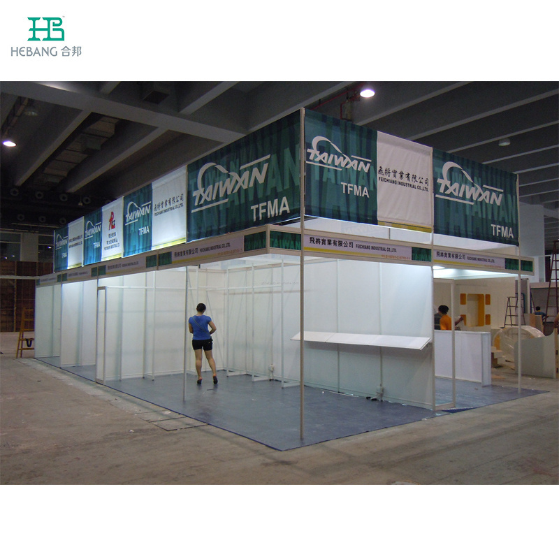 Hebang Aluminum Exhibition Booth With Shell Scheme 3X3 Standard Booth