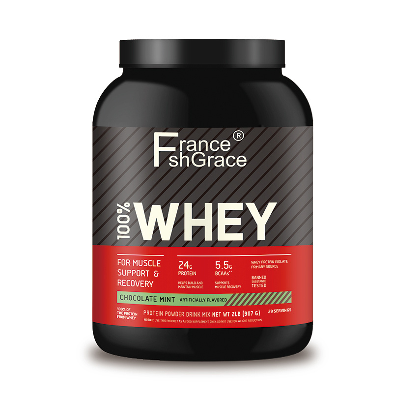 Private Labels Sports Supplement Chocolate mint flavor Whey Protein Isolate Powder Helps Build Maintain Muscler