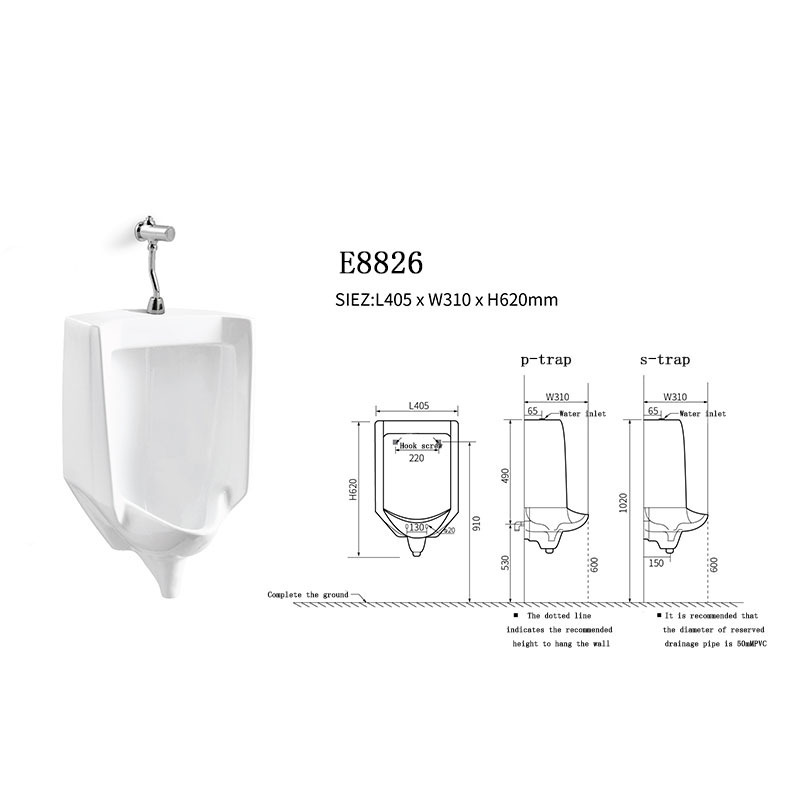 Man Toilet New Design Urinal Urinal Manufacturers Wall Mounted Urinal Toilet High Quality Ceramic