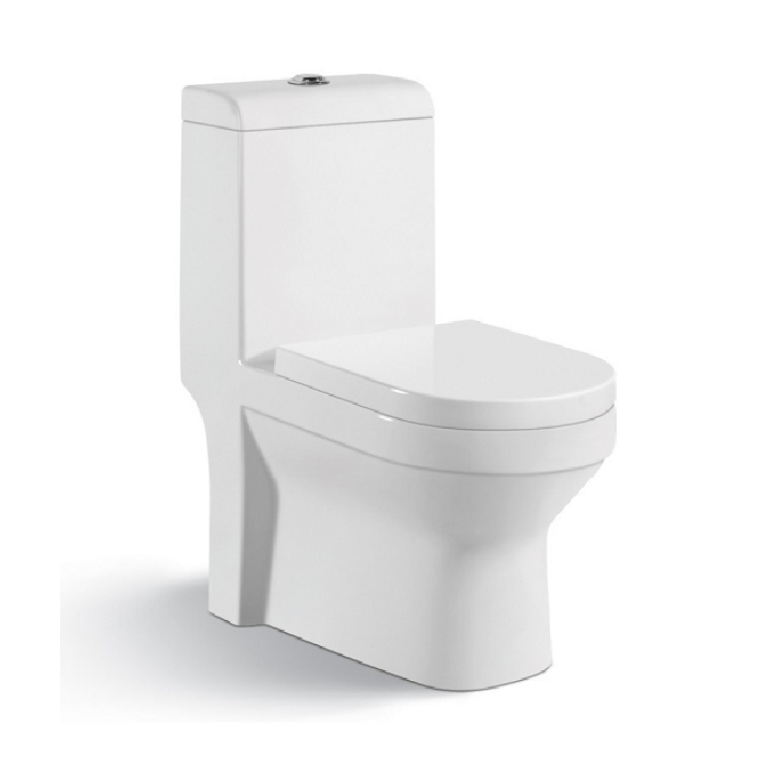 Modern bathroom floor mounted dual flush siphonic modern wc ceramic commode sanitary ware one piece toilet bowl