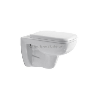 Export to Africa and the Middle East Project ceramic sanitary ware wc wall mounted toilets bowl rimless flushing  hung wc toilet