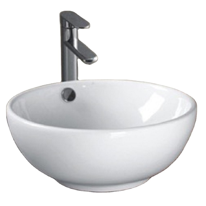 Popular Style Art Basin Bath Sink Bathroom Design Painting bowl Bathroom Sink  white basin