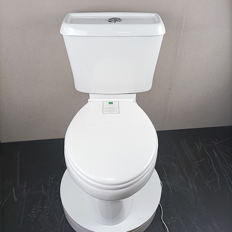 African Two piece ceramics toilet bowl closestool, modern western bathroom washdown 2 piece wc toilet s-trap closestool